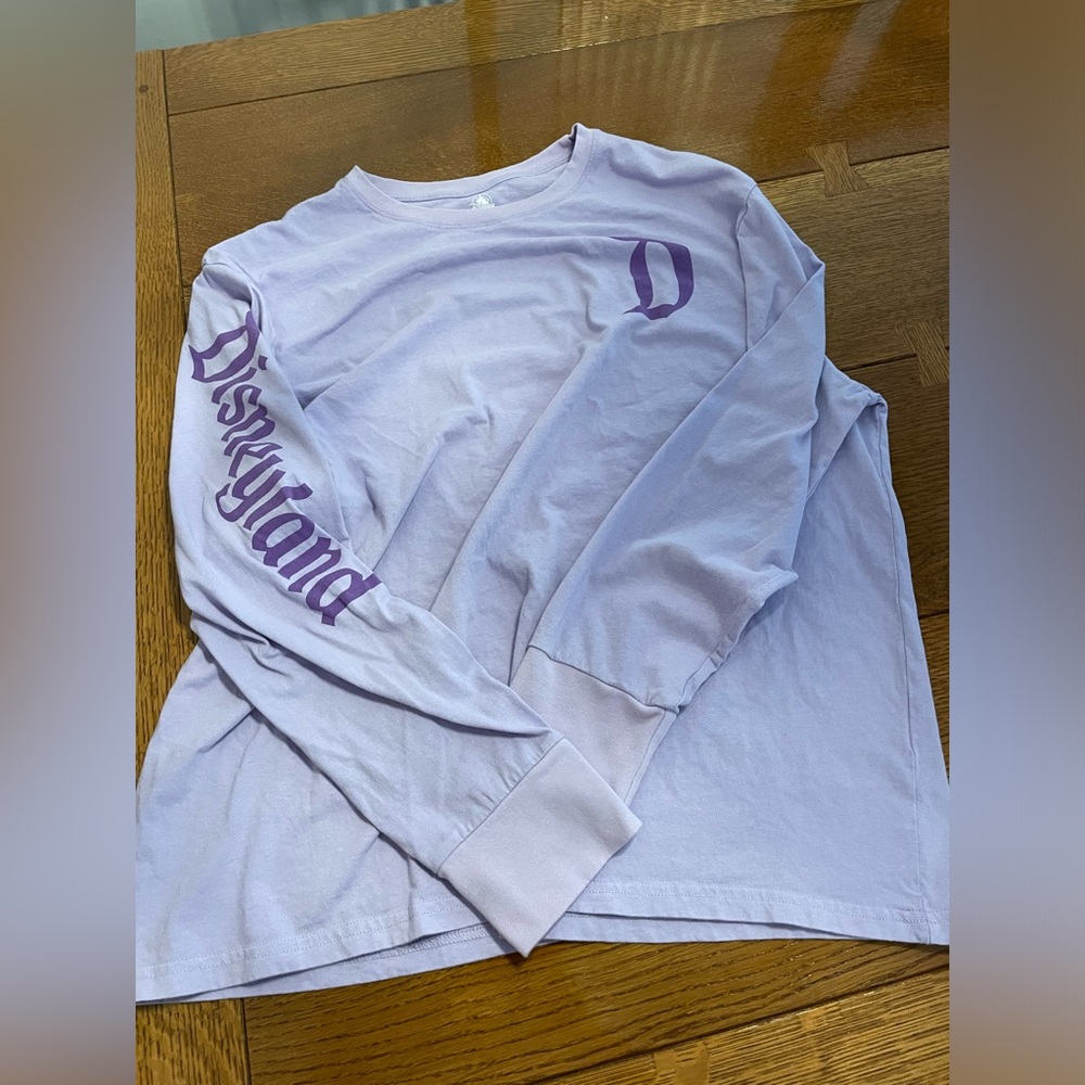 Disneyland Purple Long Sleeve Top
